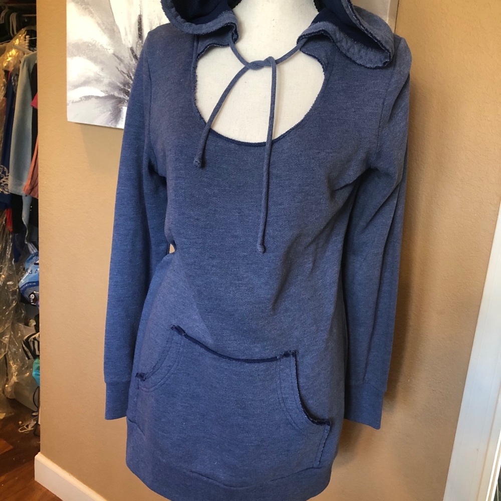 Blue sweatshirt